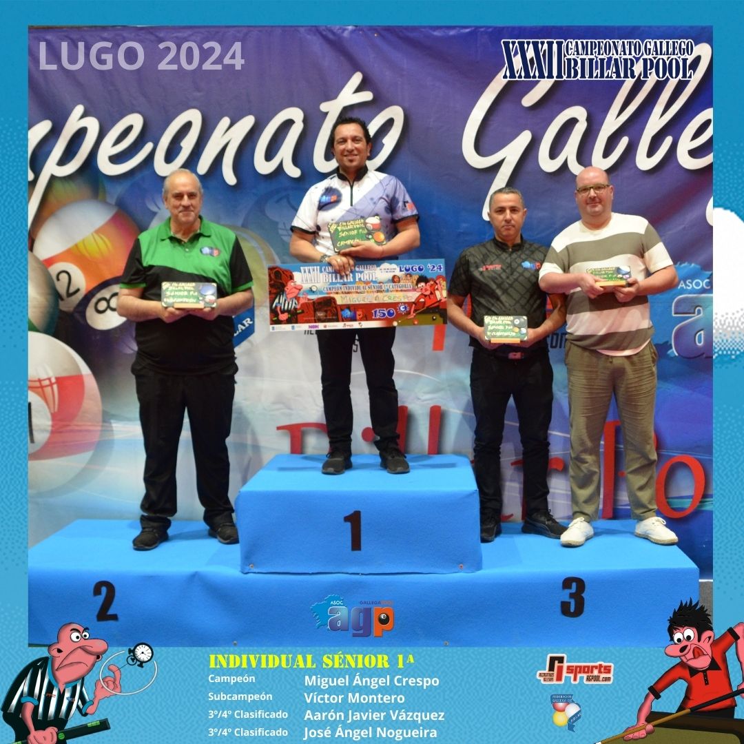 CLASIFICACIONES XXXII CAMPEONATO GALLEGO SENIOR Y SUPERSENIOR