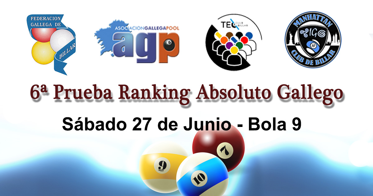 Ranking Absoluto Gallego - 6 Prueba